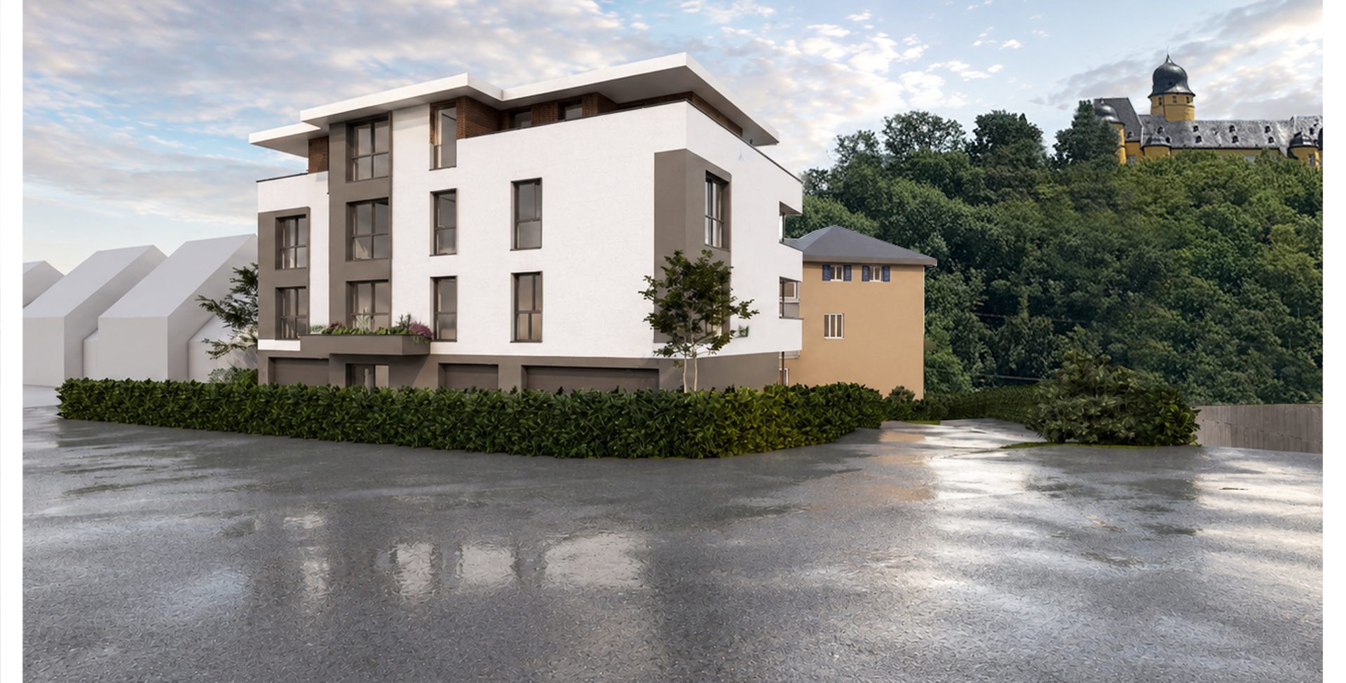 Schlossblick 4 mit Blick auf das Schloss Montabaur